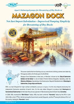 Mazagaon Dock_ Dewatering of Dry Docks_ SEA DREDGING