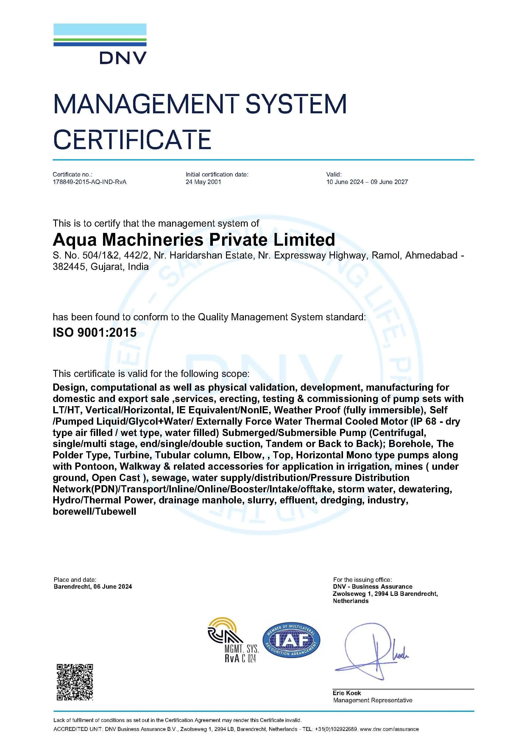 Our Certifications 2